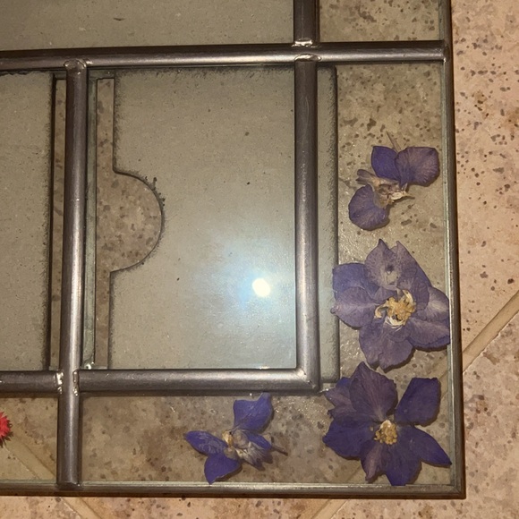 Pressed Flower Glass Picture Frame - Picture 5 of 6